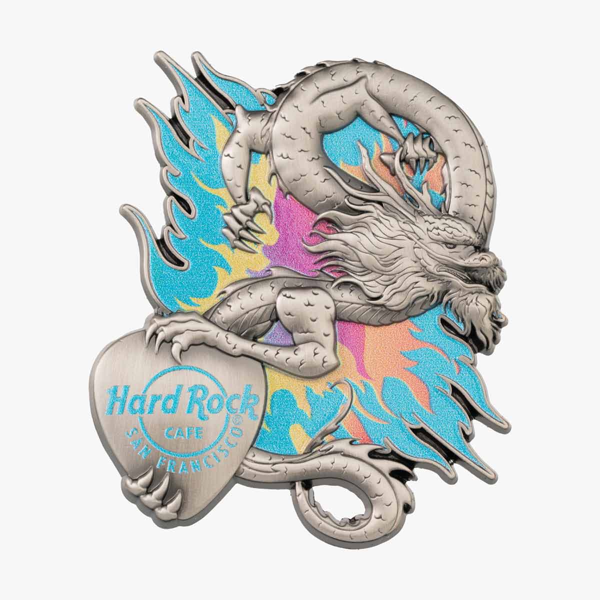 3D Asia Dragon Pin image number 1